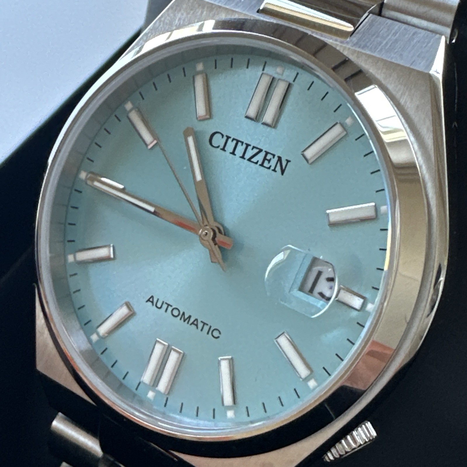 Citizen Men’s Tsuyosa Automatic Blue Stainless Steel Date Watch 40MM NJ0151-53M