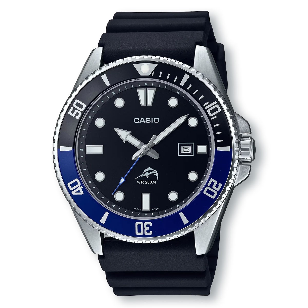 CASIO MDV106B-1A1 Sports 200m Stainless Steel Blue/Black Watch
