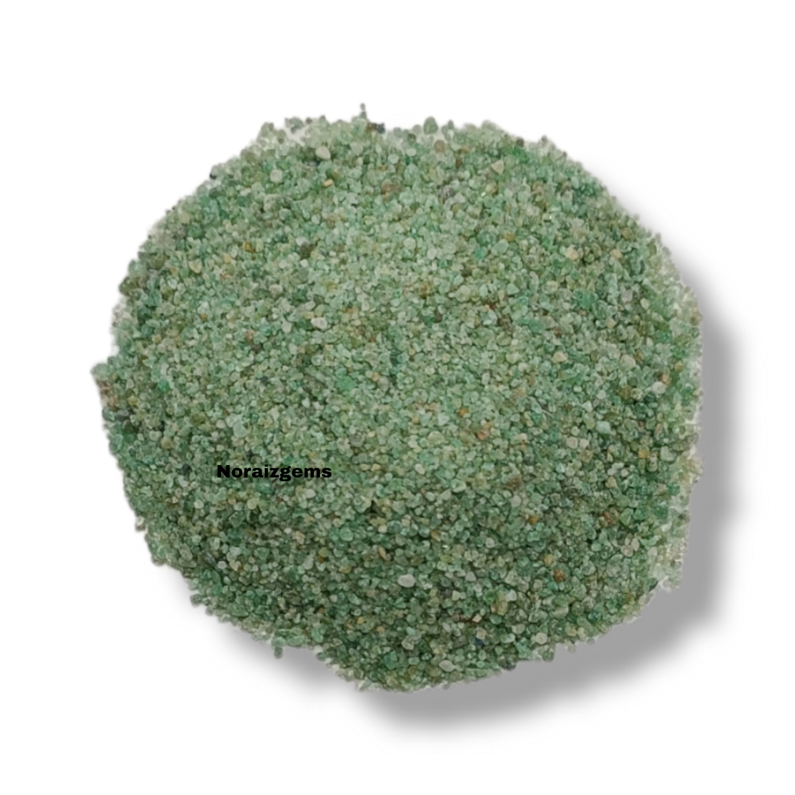 Crushed Green Jade Gemstone Coarse Stone Inlay Woodworking Stone Healing Powder