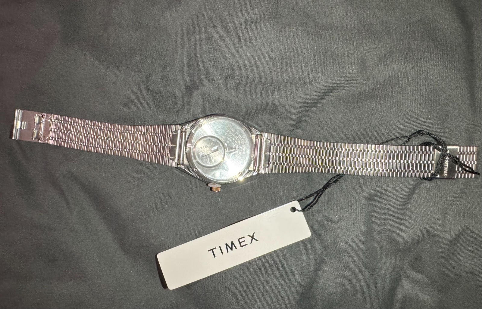 Timex Q 36mm Women’s Watch TW2U95600VQ Silver/Rose Gold Mesh – NIB with Papers