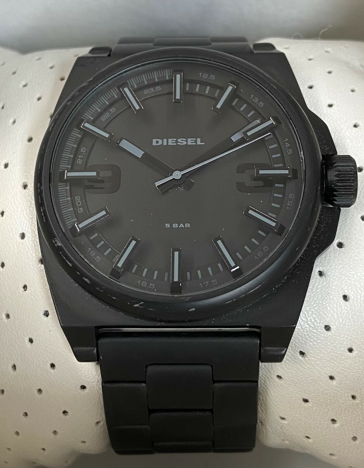 Men’s Black Diesel SC2 Stainless Steel Watch DZ1616