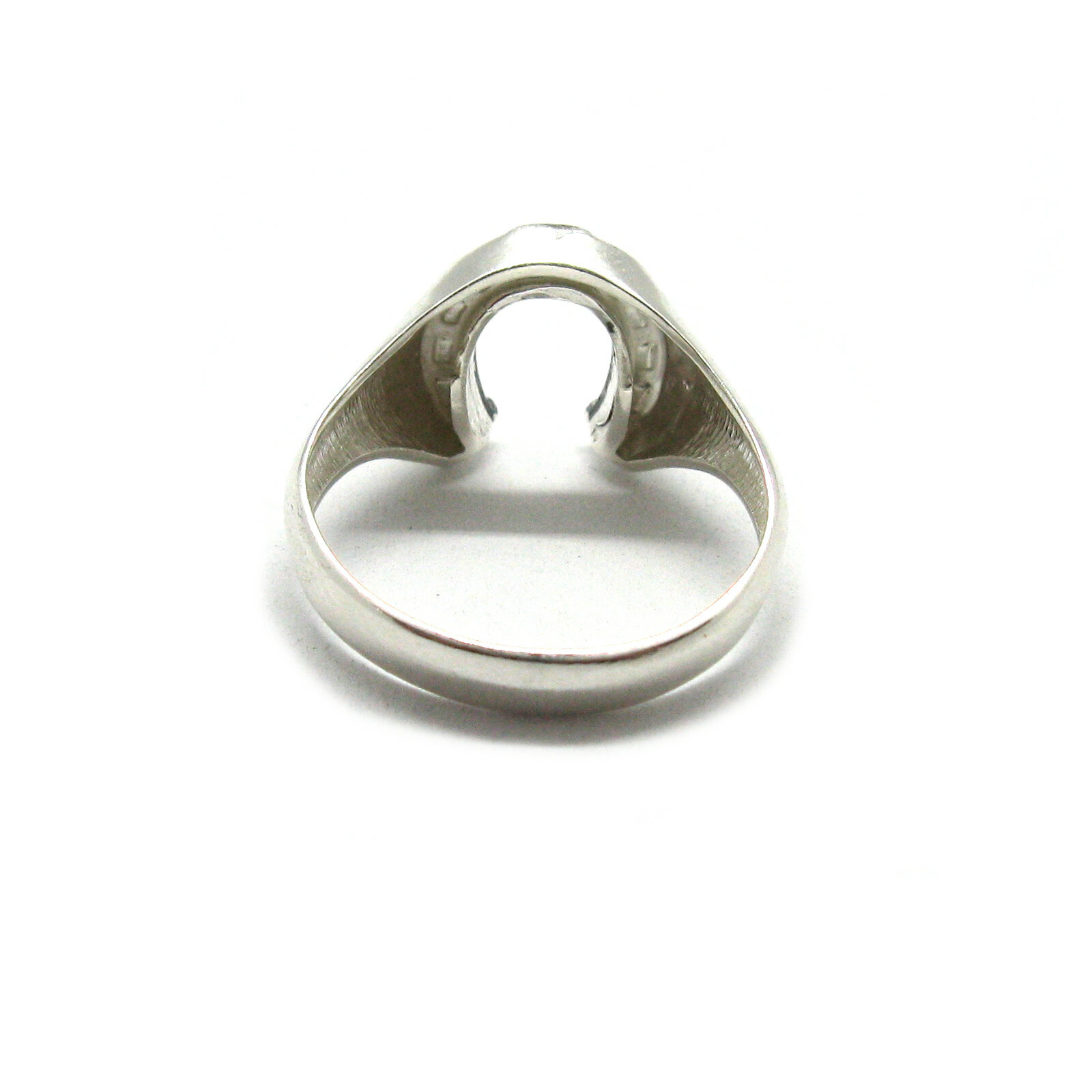 Stylish Sterling Silver Ring Stamped Solid 925 Horseshoe Handmade