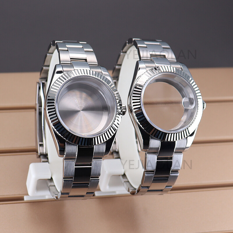 36mm/40mm Sterile Watch Cases strap Sapphire Glass Fit NH35 NH36 NH38 Movement