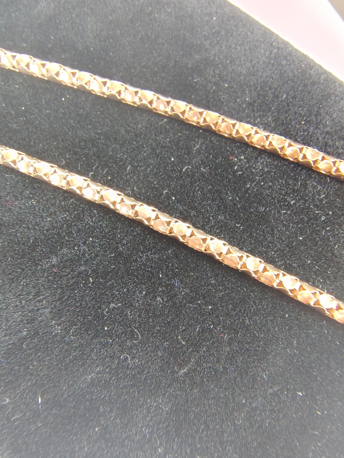Milor Italy 925 Sterling Silver Rose Gold Adjustable Slider Necklace 24″ 13.15g