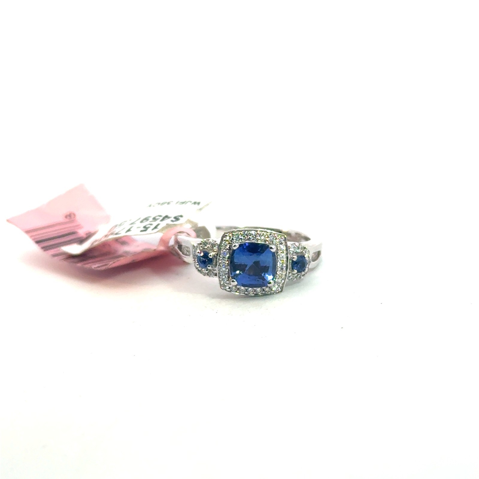 Le Vian 14K 0.27 CT Diamond and 1.26 CT Sapphire Ring – Retail $4597 size 6.5