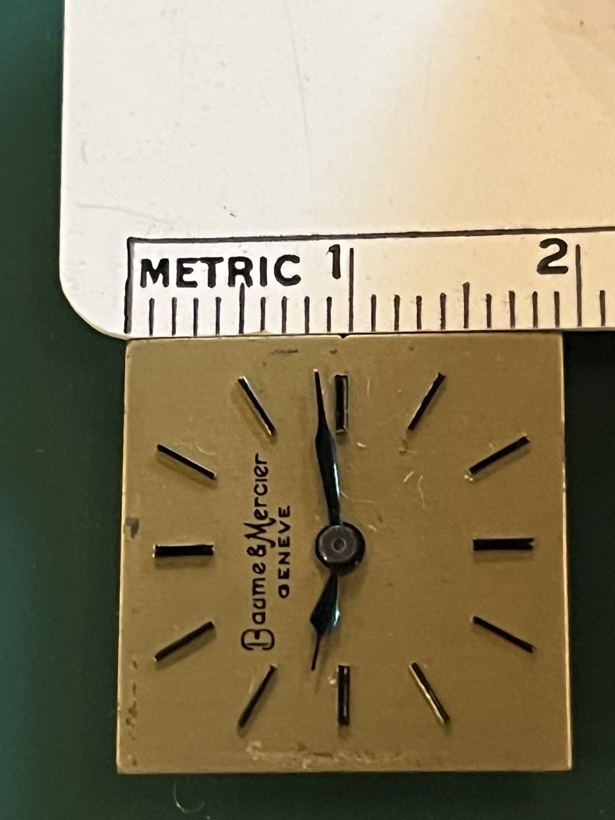 RUNNING Baume Mercier 777 ETA 2512 Gold Tone Ladies Watch Movement