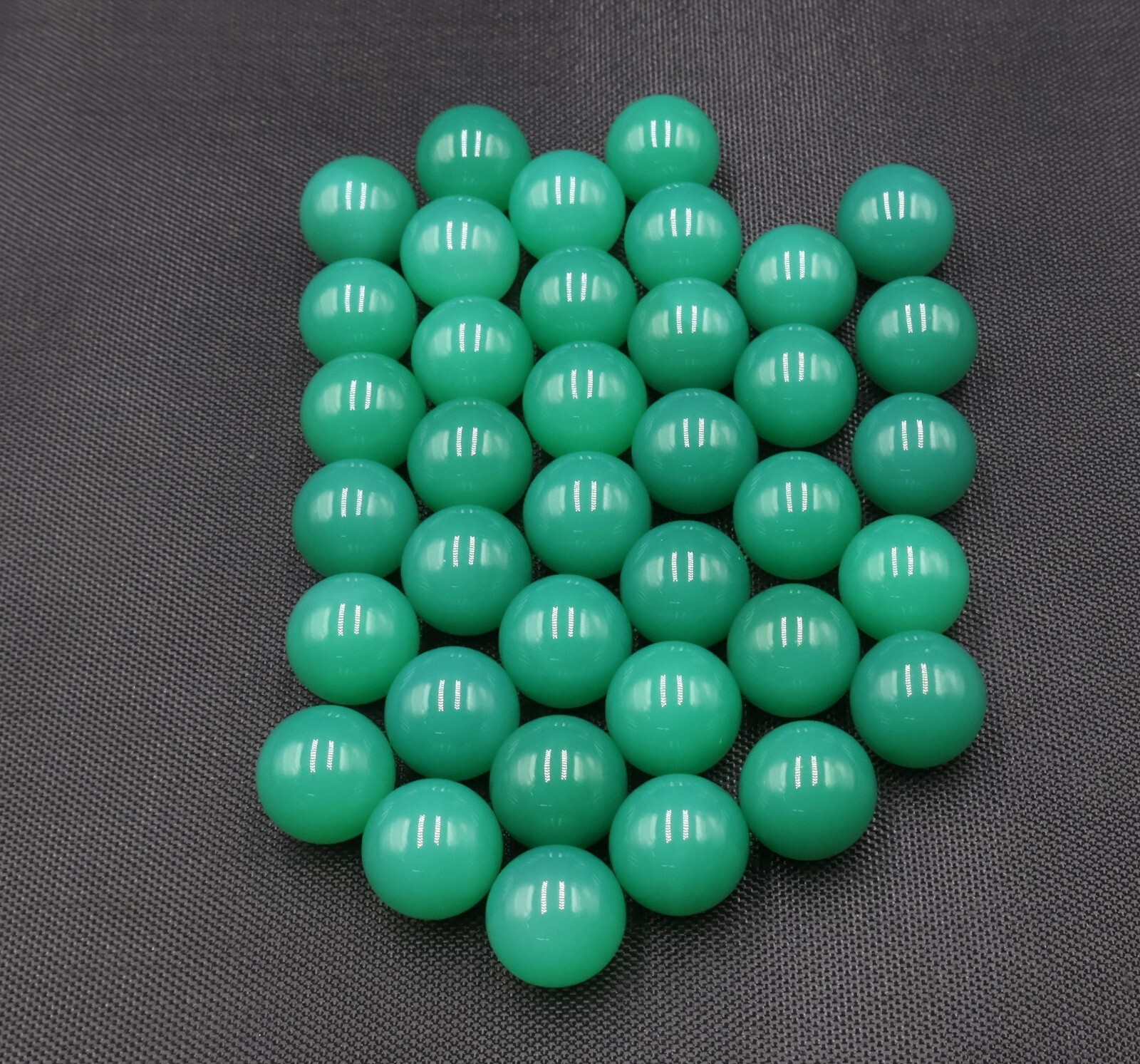 Green Onyx Round Smooth Plain Ball 11mm to 12mm Loose Cabochon Ball Stone