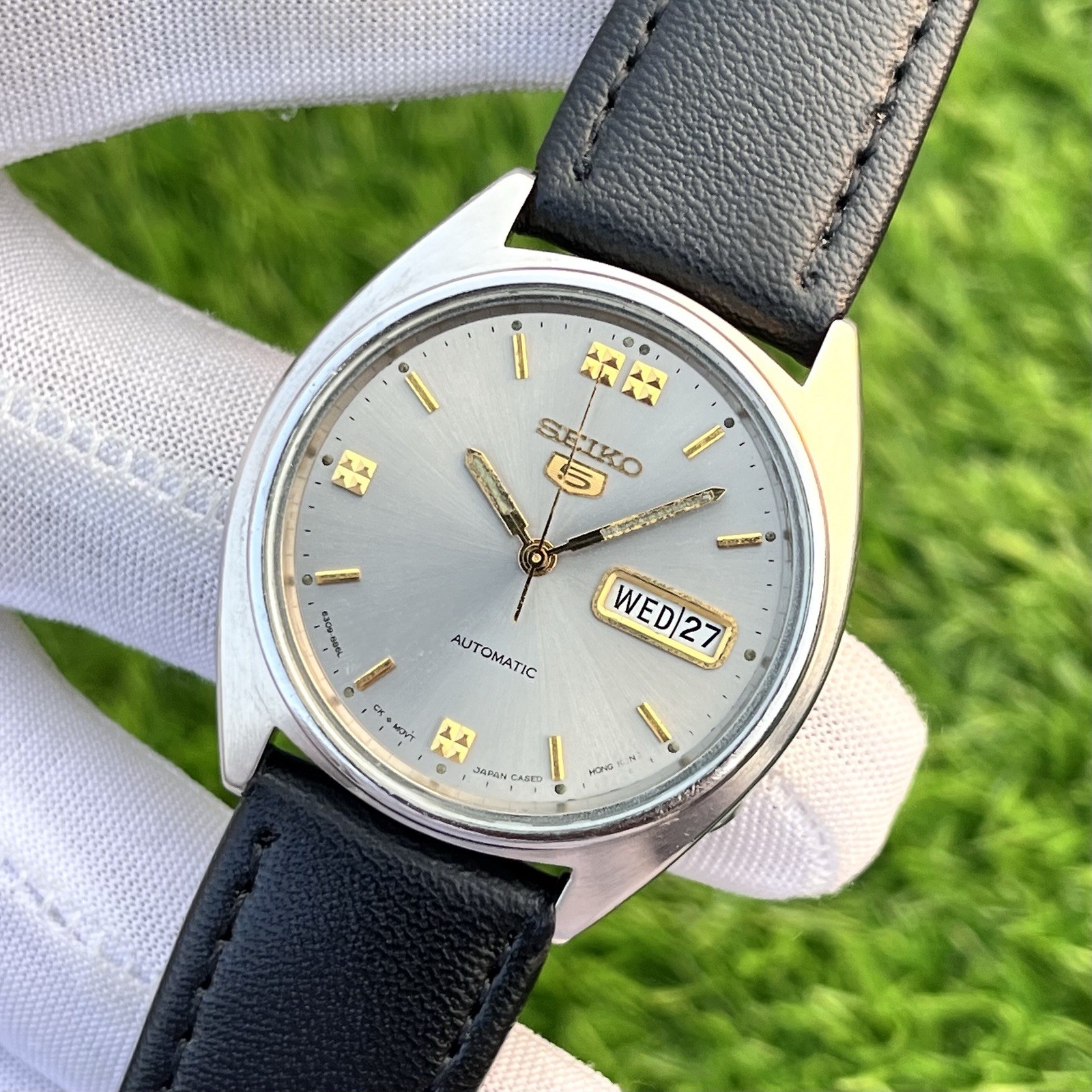 Vintage Seiko 5 Dress Formal Automatic Japan Made Men’s Watch Cal 6309