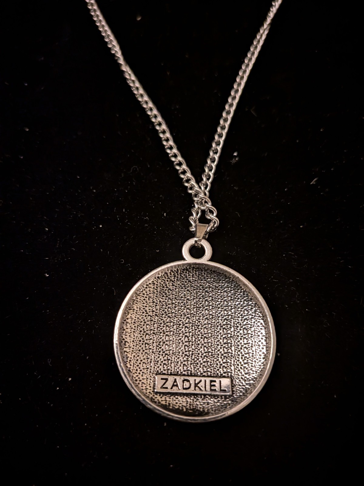 7 Archangels Talismans: Seal of Zadkiel, Pendant, W/20″ Chain, SP