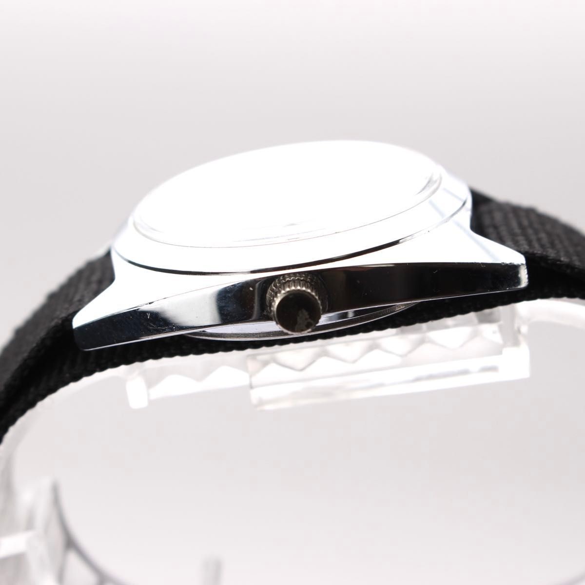 Seiko Tomony Hand Winding Watch 5000-7010 Silver Dial Japan Rare