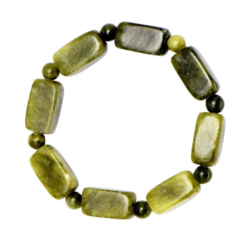 Connemara Marble Bead and Nugget Bracelet