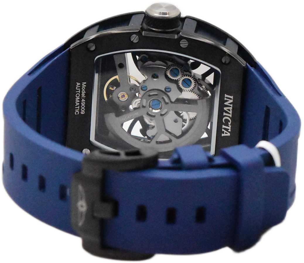 Invicta S1 Rally Interstellar Automatic Men’s Skeleton Dial Watch Blue 49009