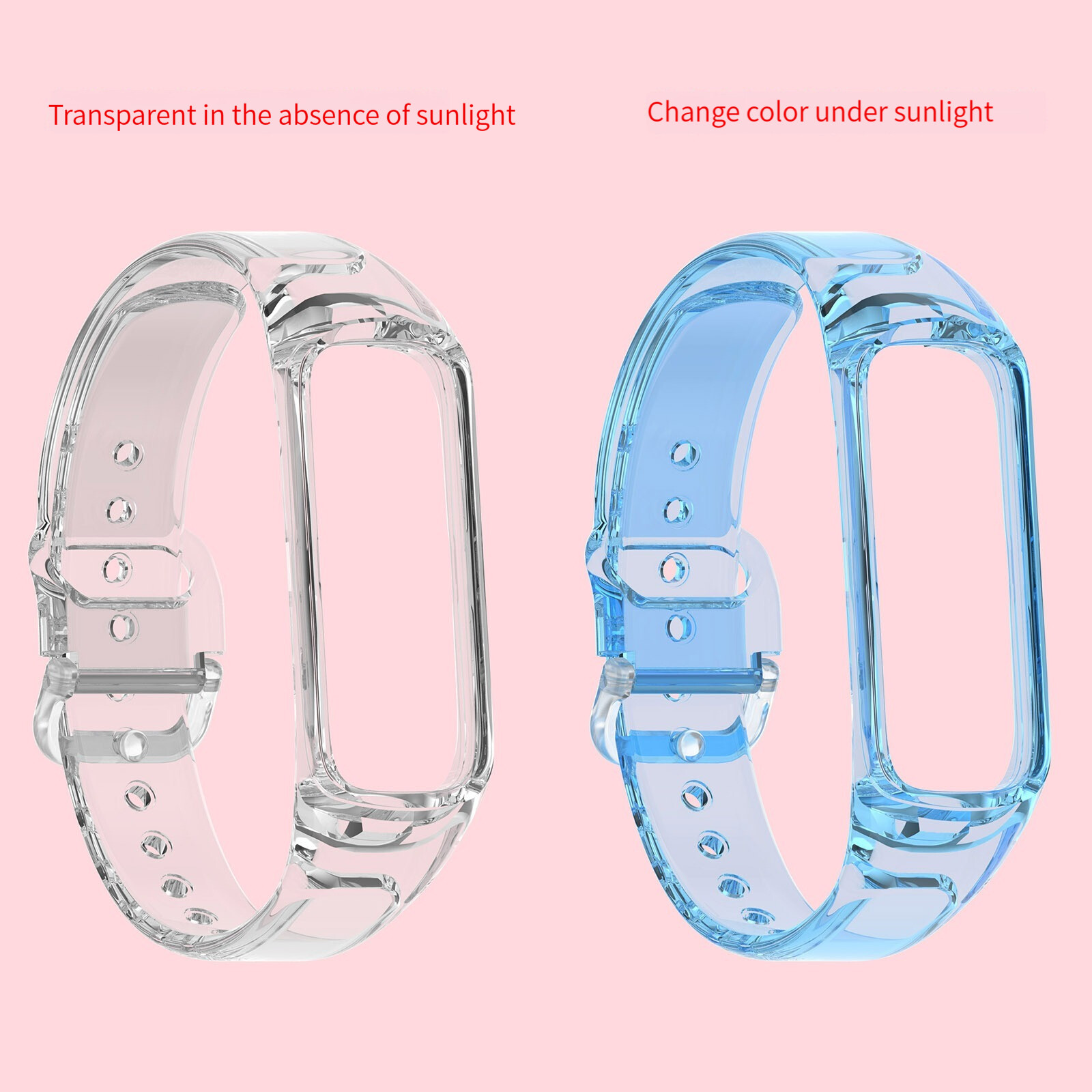 For Samsung Galaxy Fit2 Replacement Watch Strap Light Change Color Wristband