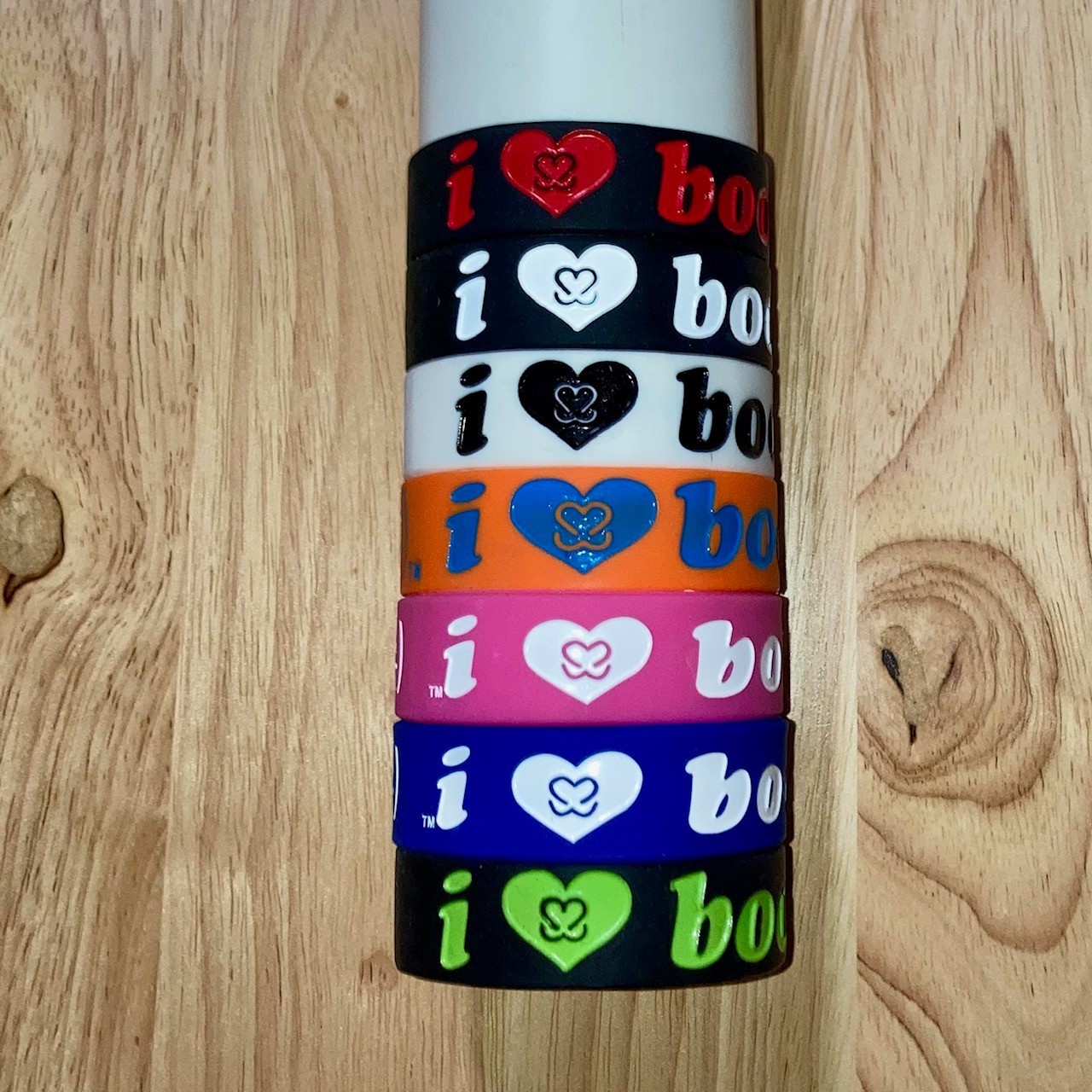 ❤️ I Heart Boobies ❤️ Bracelets – $5.50 Each – Breast Cancer – Choose Your Color