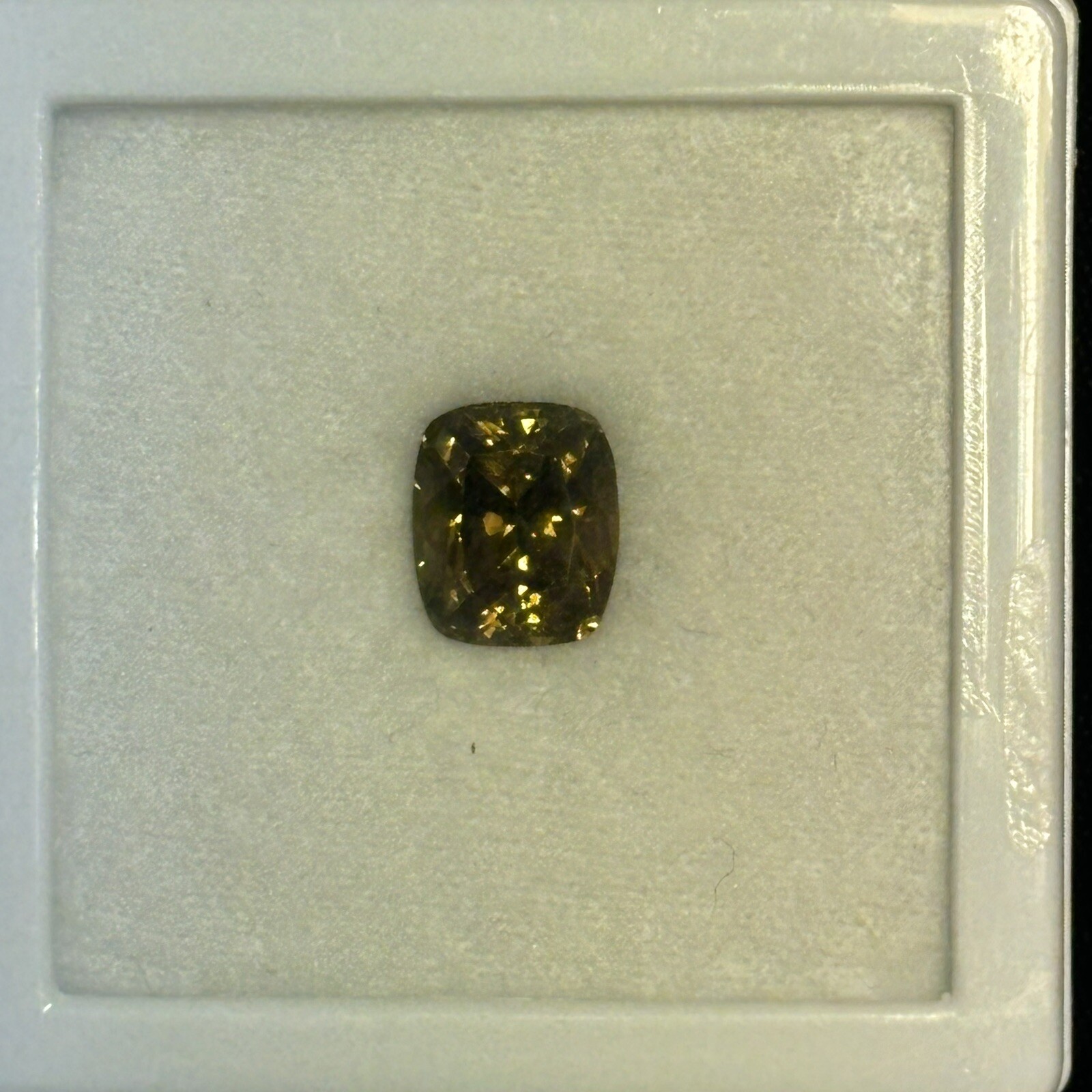 Chrysoberyl Natural 6.50 Carat Genuine Loose Gemstone Sri Lanka 10.5x9mm Cushion