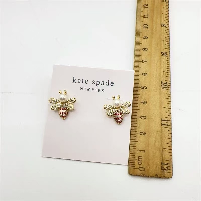 kate spade Simple and versatile bee-shaped stud earrings