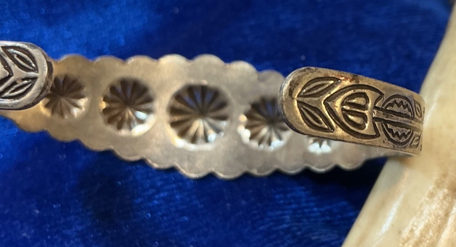 VINTAGE SOUTHWEST FRED HARVEY CUFF, NO TURQUOISE