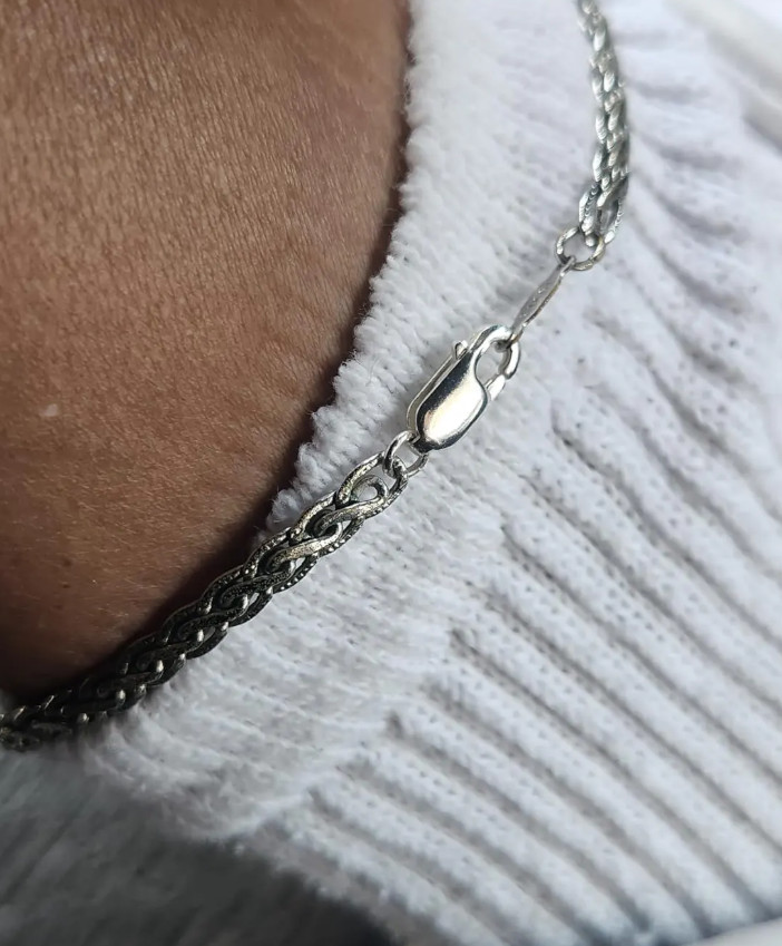 2pcs Real Sterling Silver 14mm Rectangle Lobster Trigger Clasps Open Jump Ring