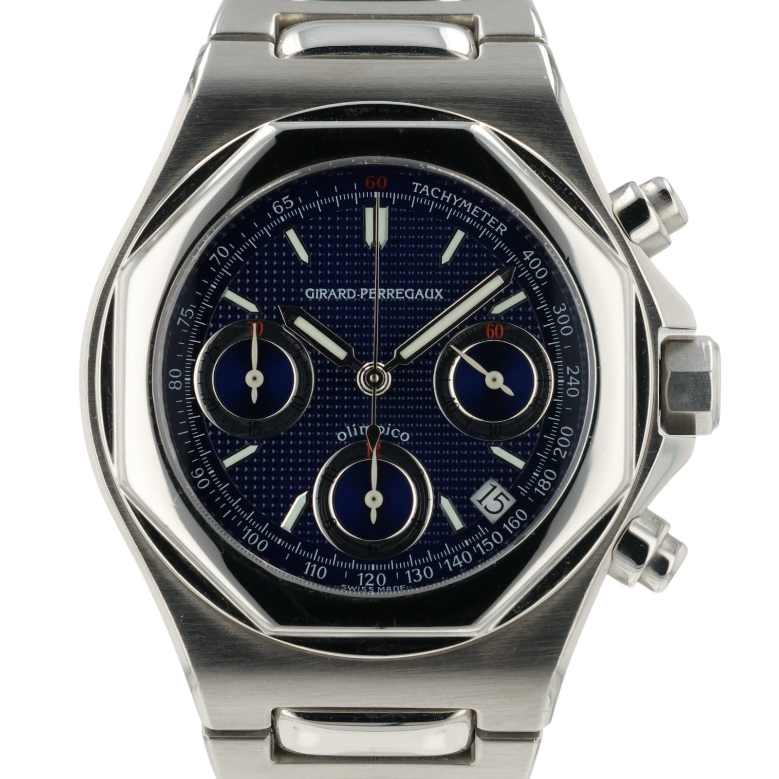 Girard Perregaux Laureato Blue Dial Stainless Steel 41mm Automatic Men’s 8017