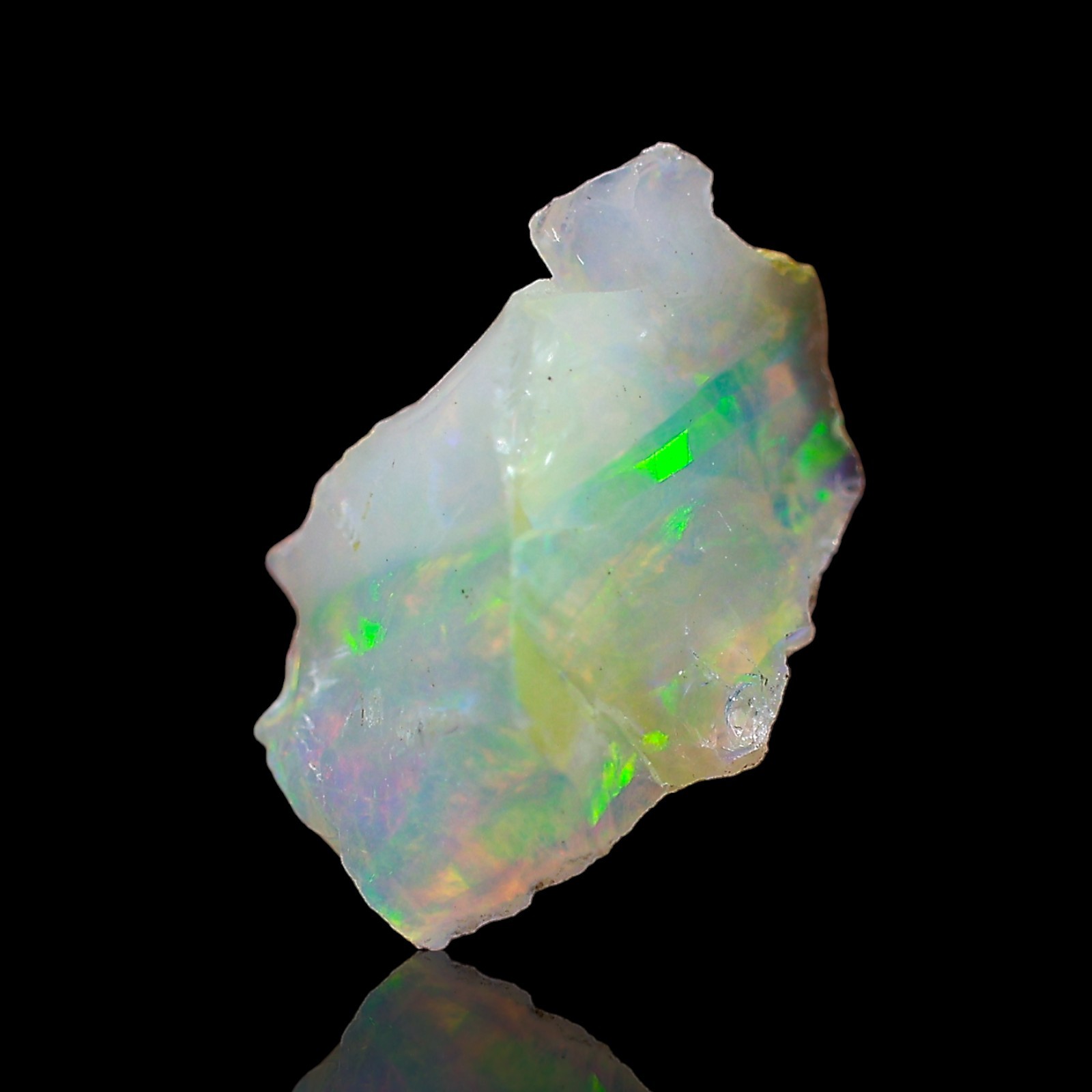 2.00 Cts Natural Fire Opal Handcrafted Rough Gemstone Necklace Making 13x8x7 mm