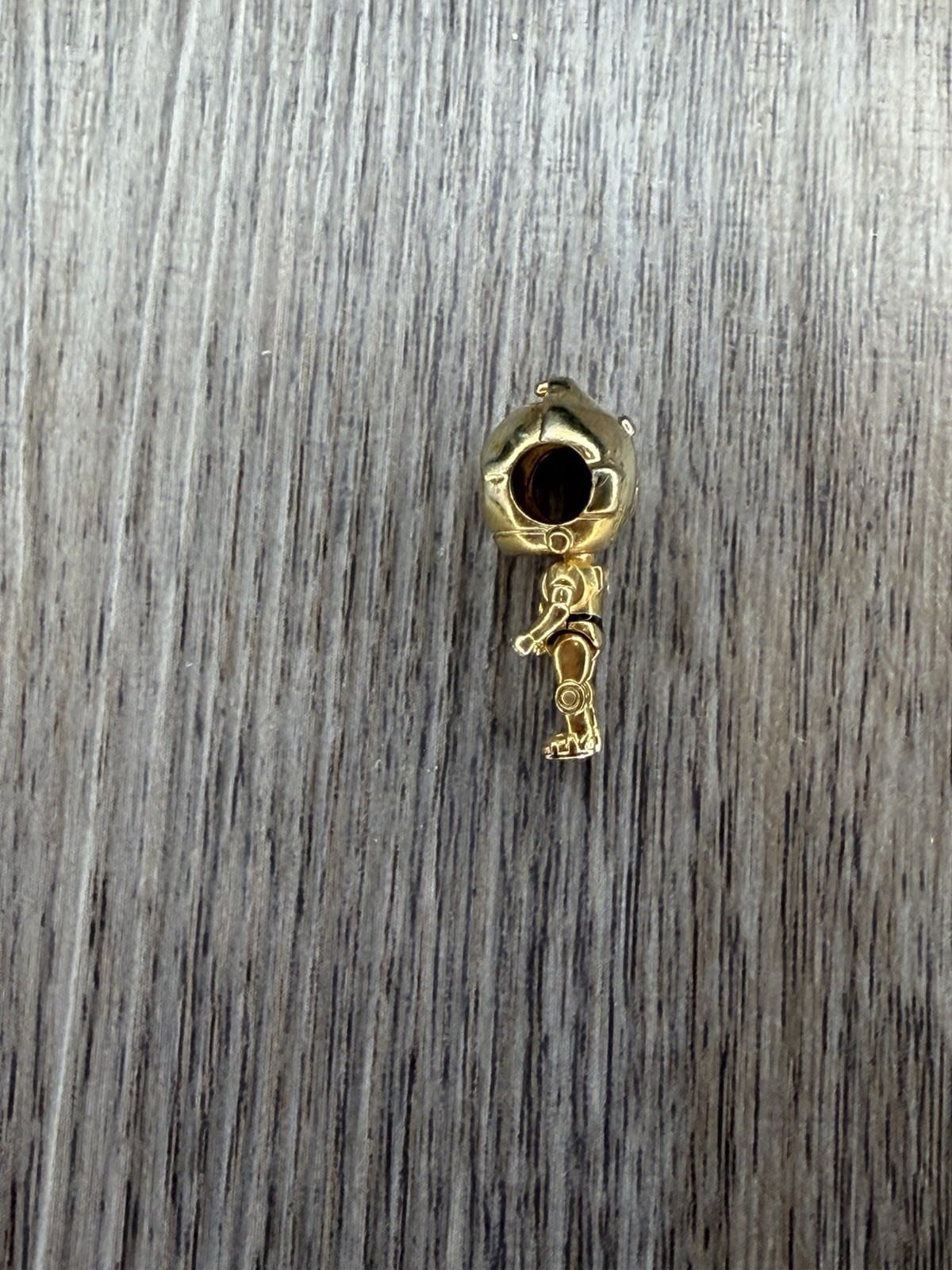 Pandora Disney Star Wars C-3PO Dangle Charm ALE Gold Plated Sterling Silver