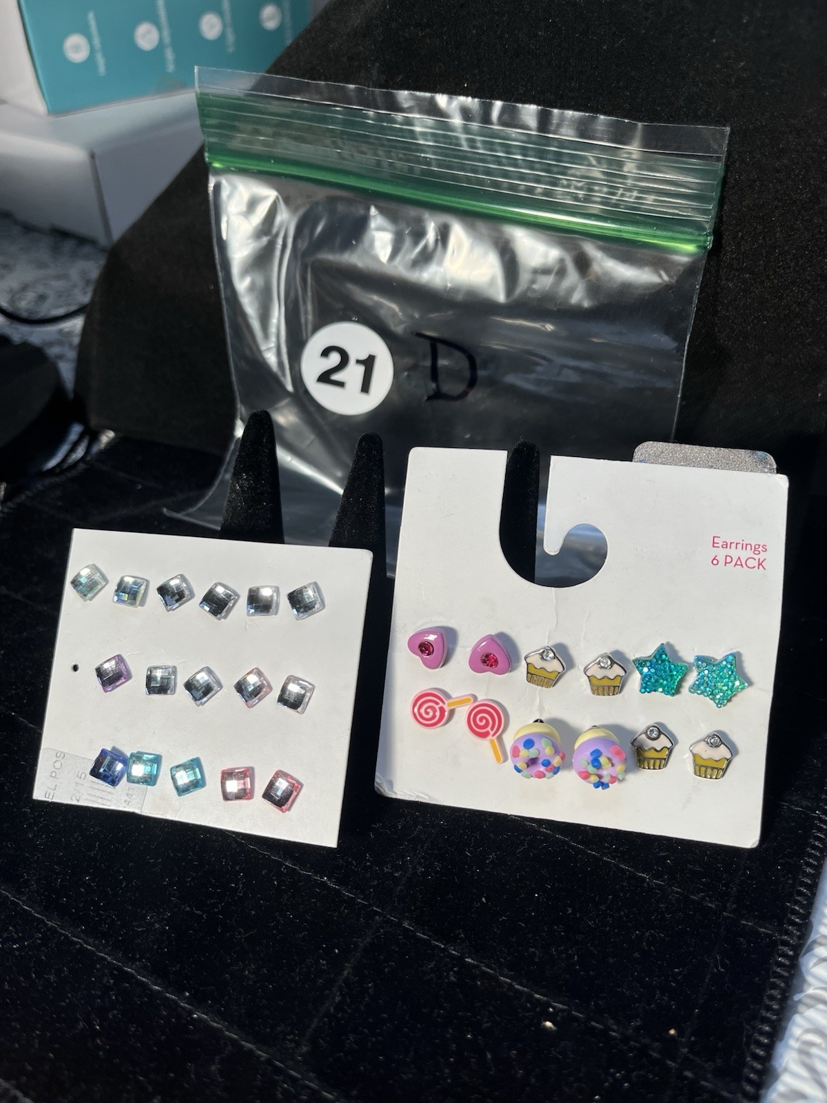 14 Pairs Of Stud Earrings