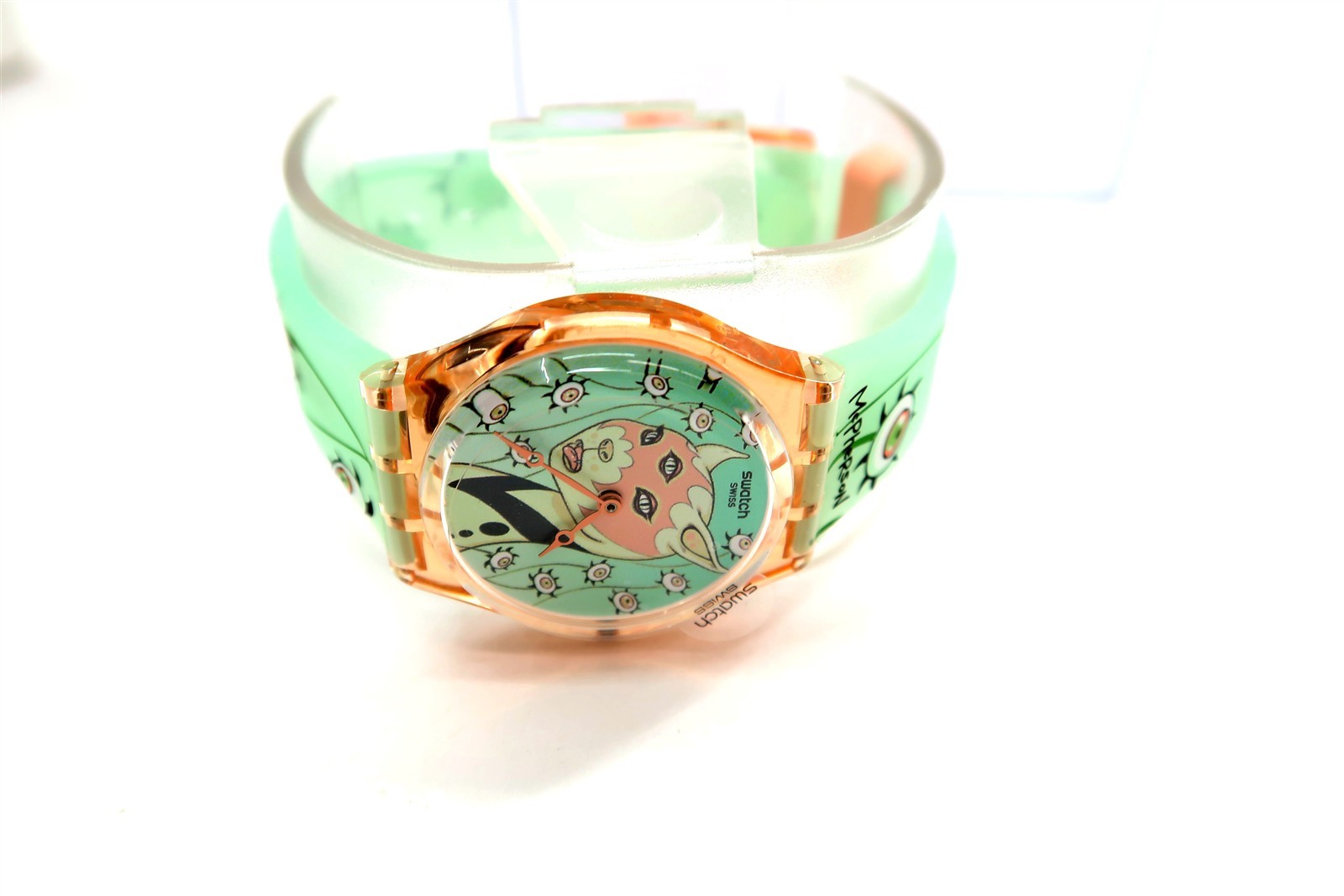 NEW Swatch KidRobot Watch THE EYES ARE WATCHING GP132 w/ Box, Case & Papers 2010
