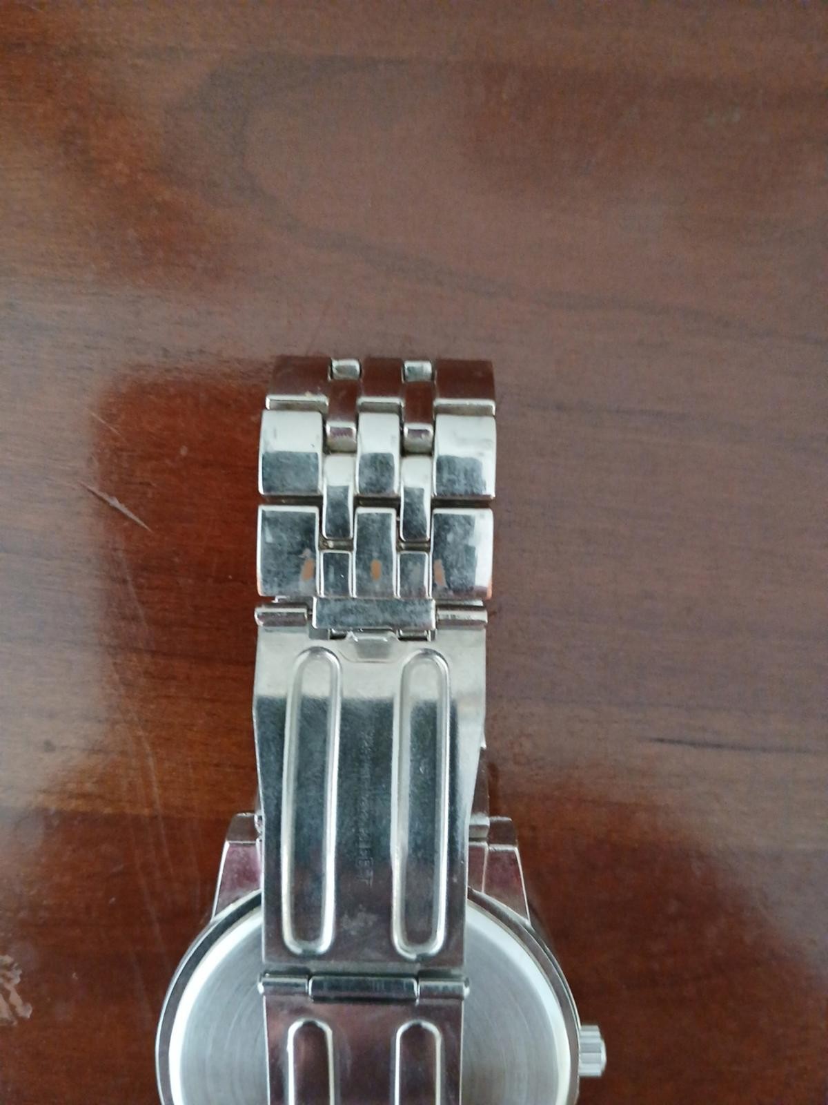 Accutime Watch Corp silver wristwatch