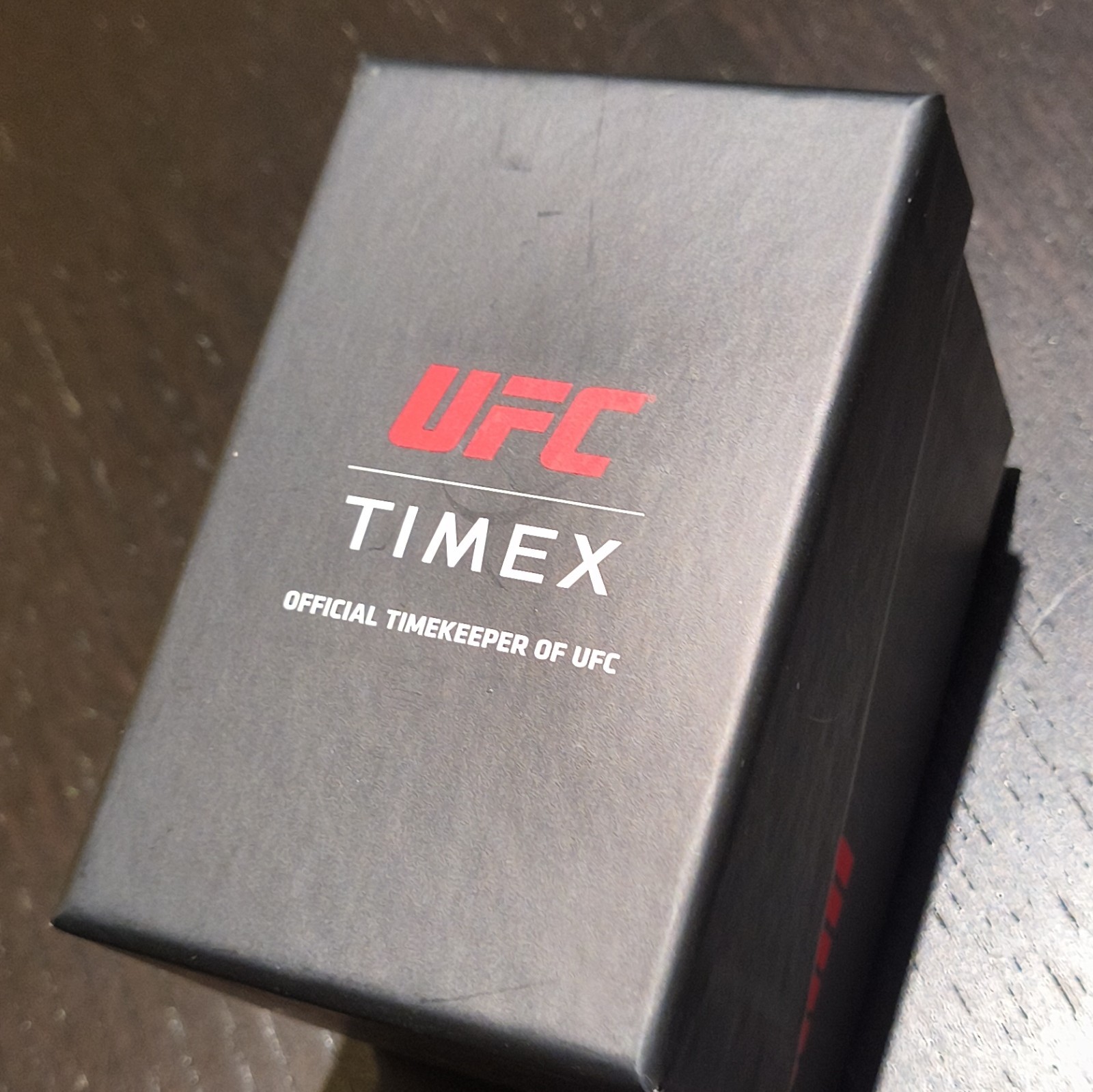 Timex UFC Men’s 45mm Analog Quartz Watch Indiglo Black Silicone Strap WR30m