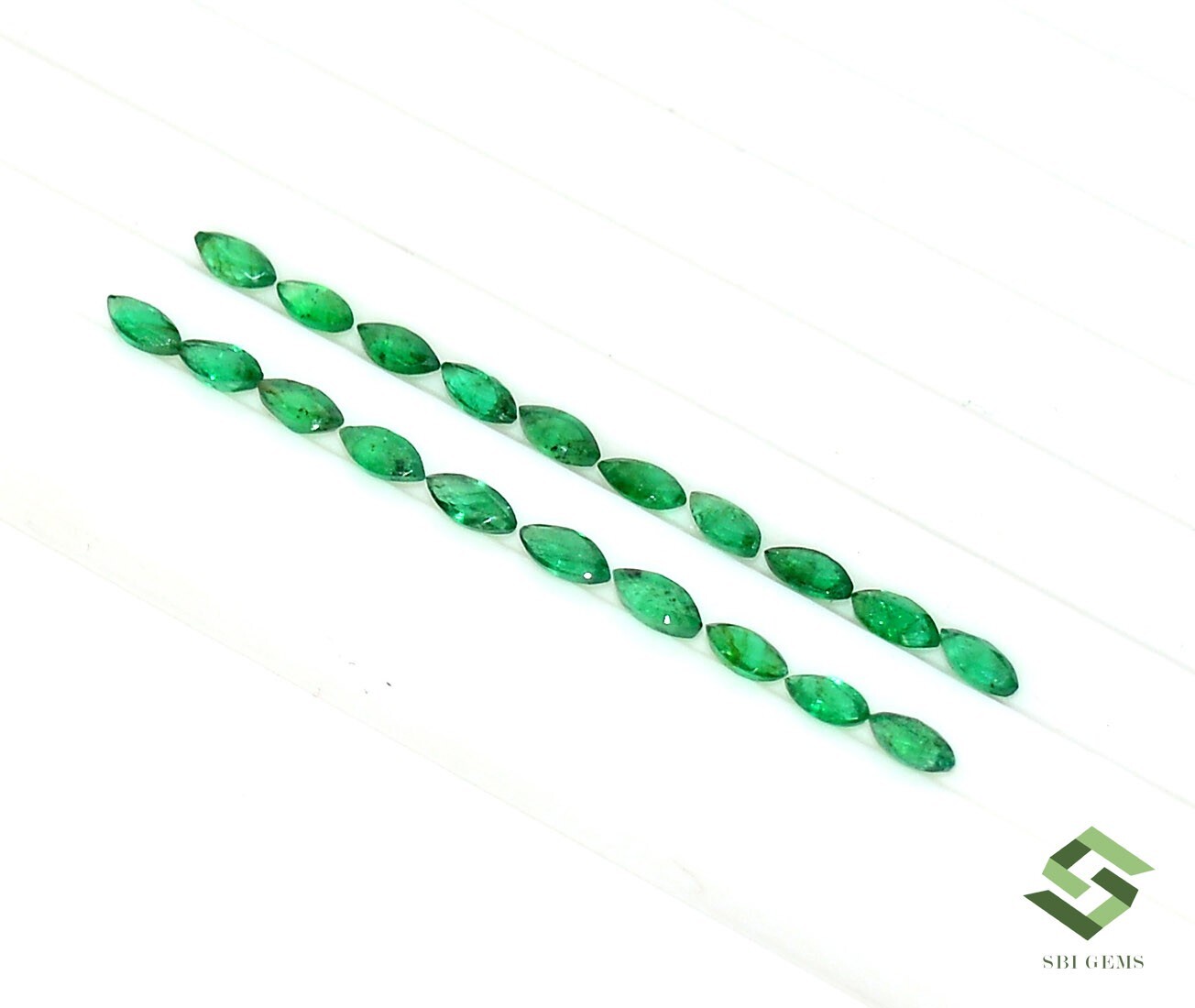Natural Emerald Marquise Cut 1.78 CTS 4×2 mm Calibrated Gemstones