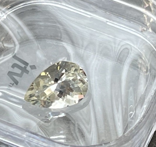 2.85 Ct Natural Chrysoberyl Pear Cut Loose Gemstone Gemologist Confirmed Rare
