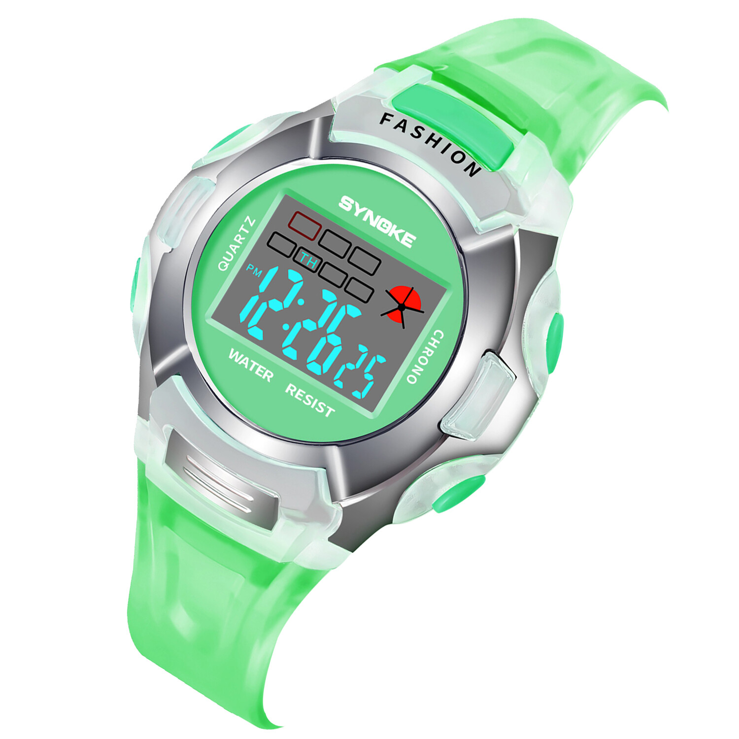 1X Child Boy Girl Xmas Gift Multifunction Sport Electronic Digital Wrist Watch