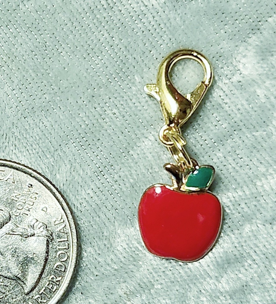 Food Fruit Pizza Cookies Clip Charms: Backpack Purse Zipper STOCKING STUFFER