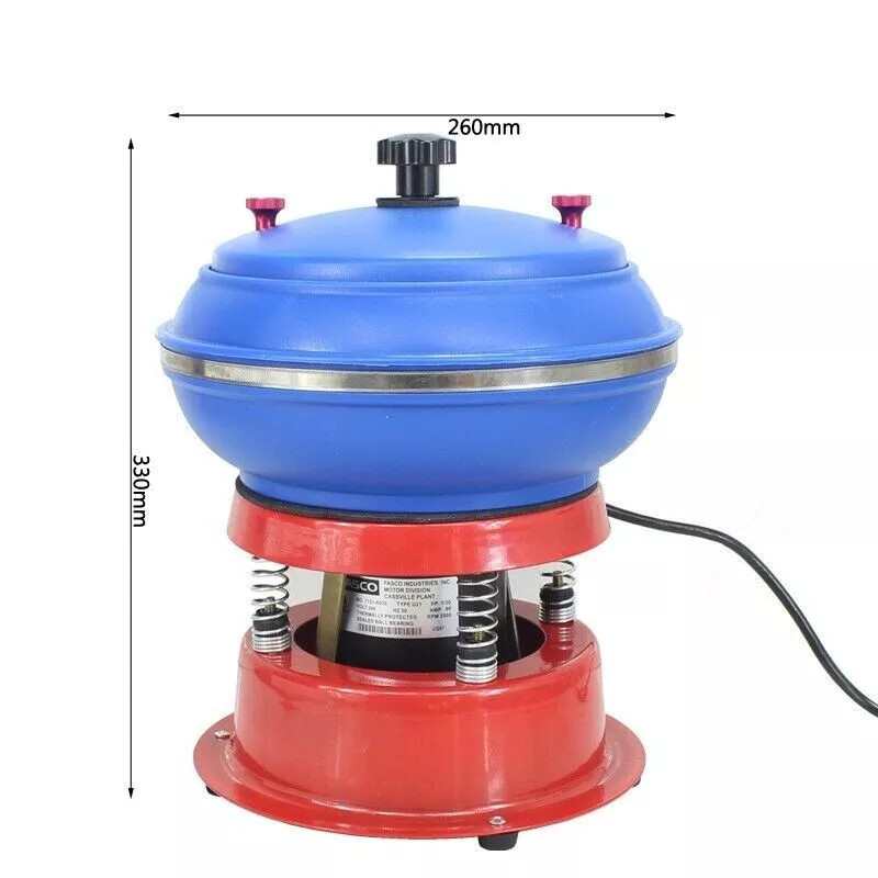 110V/220V Jewelry Vibrating Tumbler Tumbling Polishing Machine Metal Polisher