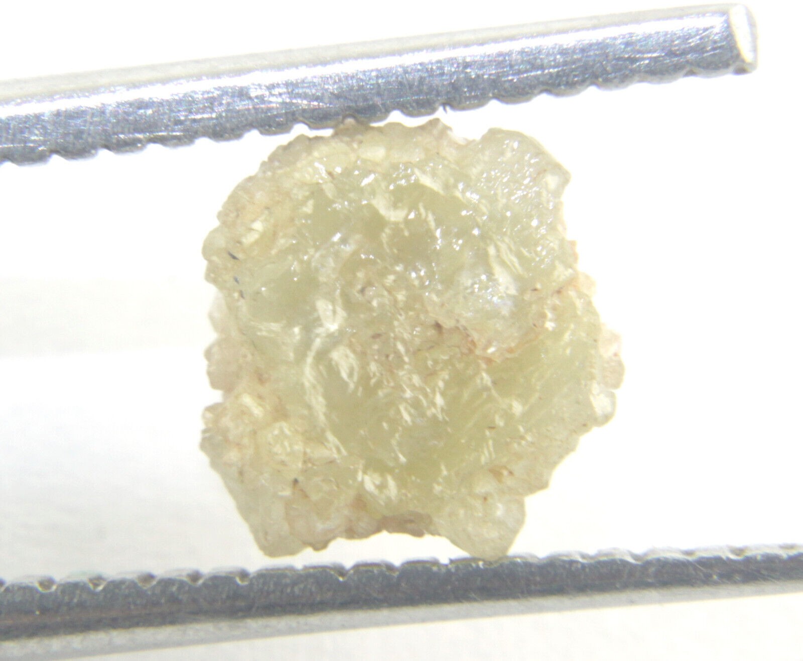 1.68 CTS NATURAL REAL RAW UNCUT GREY ROUGH DIAMOND 8.09×7.69×4.45 MM