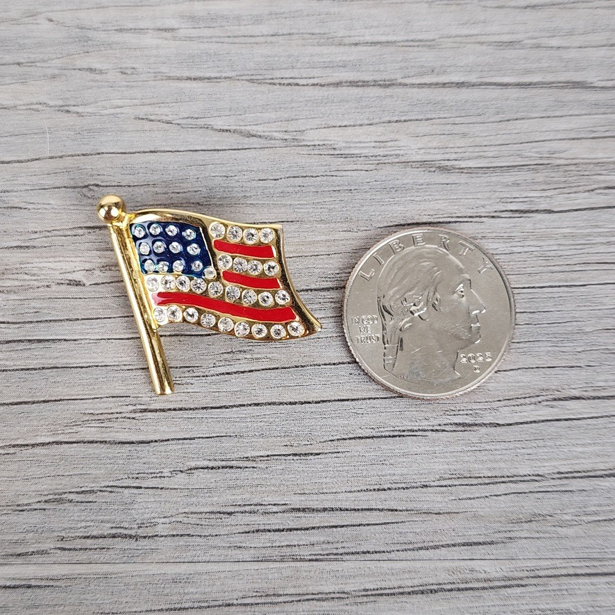 American Flag Pin/Brooch Celebrate 250 Years This 4th of July U.S.A.
