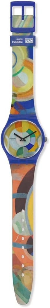 Swatch X Centre Pompidou GENT Carousel Robert Delaunay Art Watch NEW
