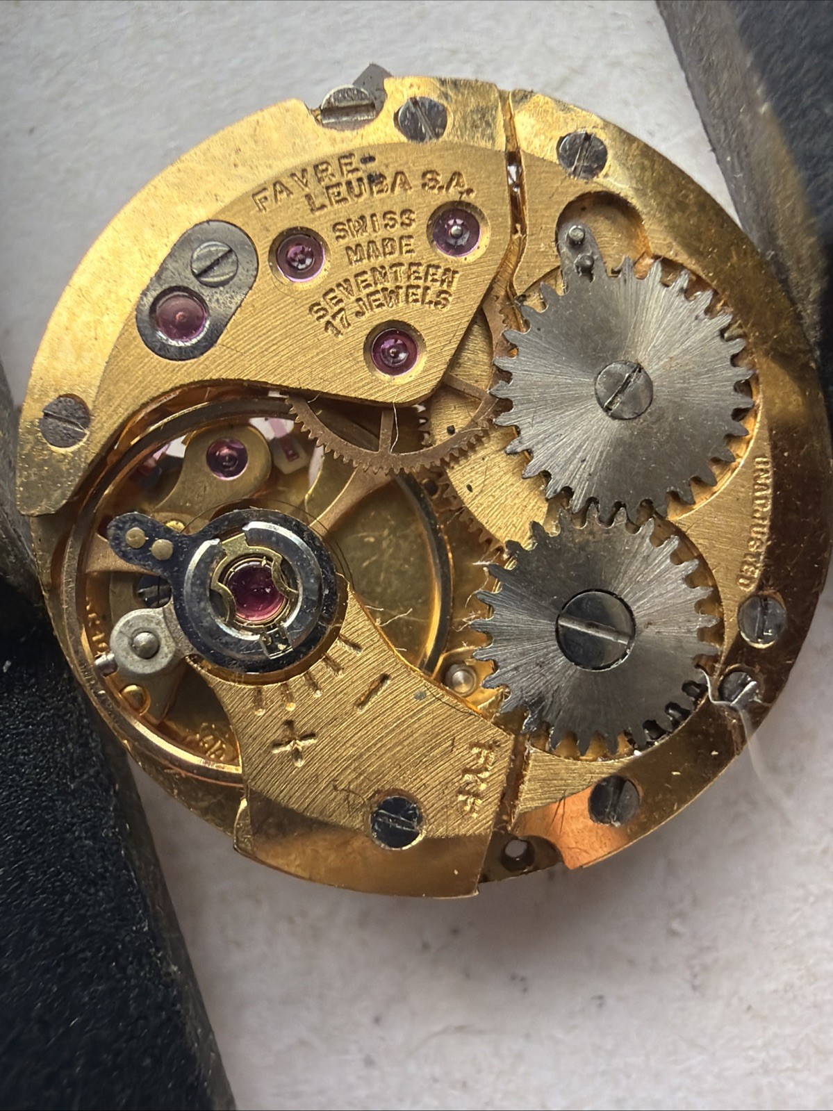AT59 Genuine Vintage Favre – Leuba 17.4mm Ladies Watch Movement Mechanical Swiss