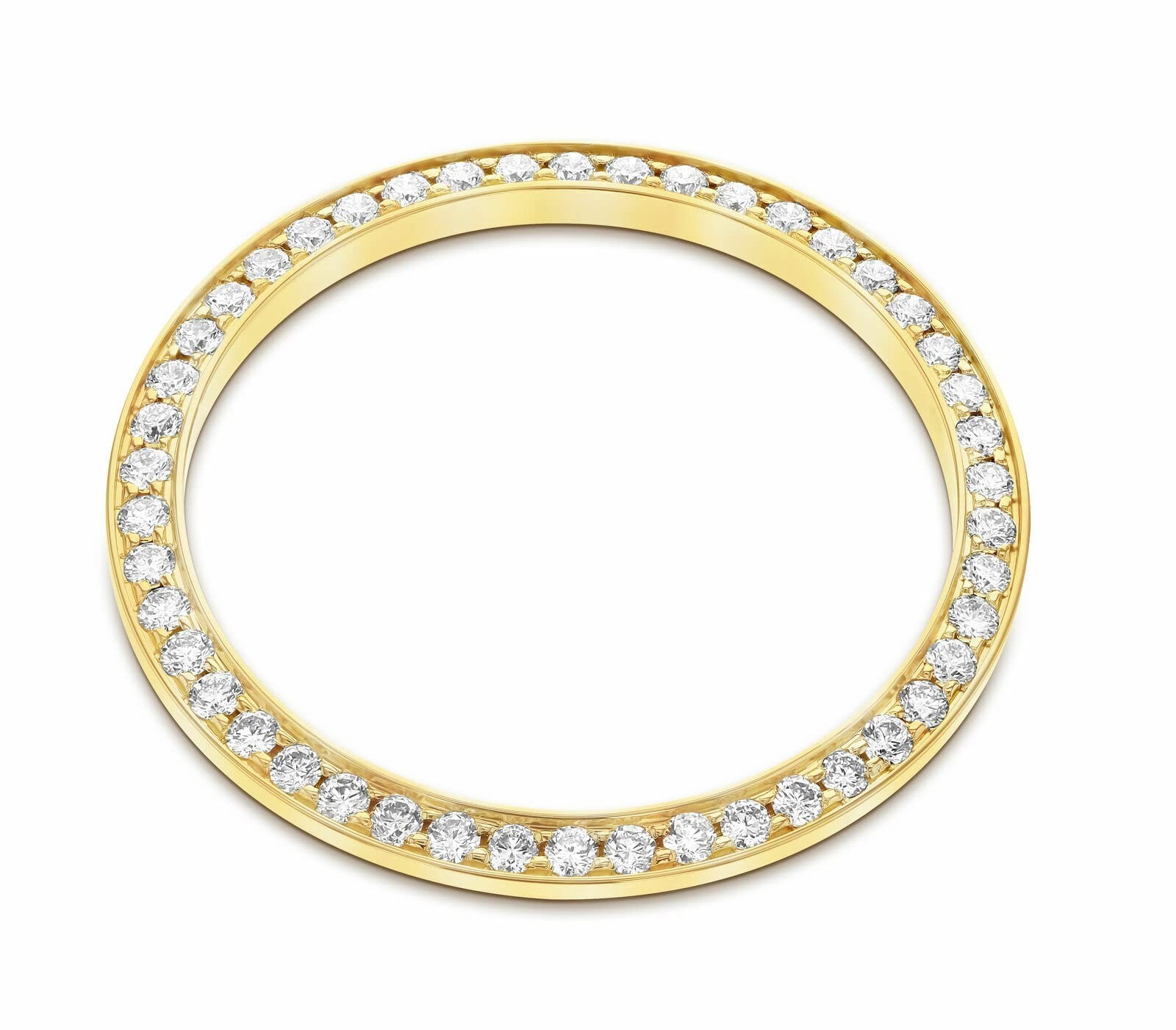 34MM 1.45CT Bead Set MOISSANITE Bezel for Rolex 34MM Date 15037 15038 15238