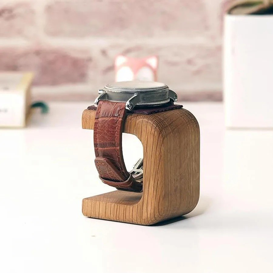Wooden Watch Display Stand Gifts Table Top Ornament Jewelry Storage Rack Gifts