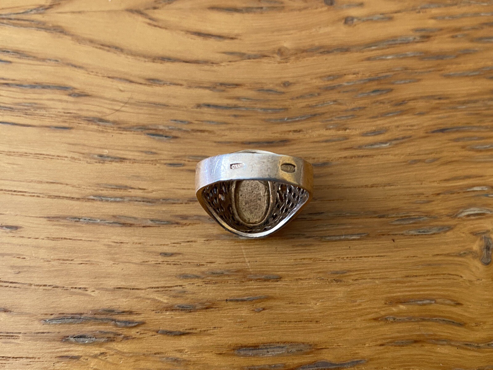 Vintage USSR Silver Ring OLYMPIC GAMES 875, Size 8 (18.30 mm) + Video