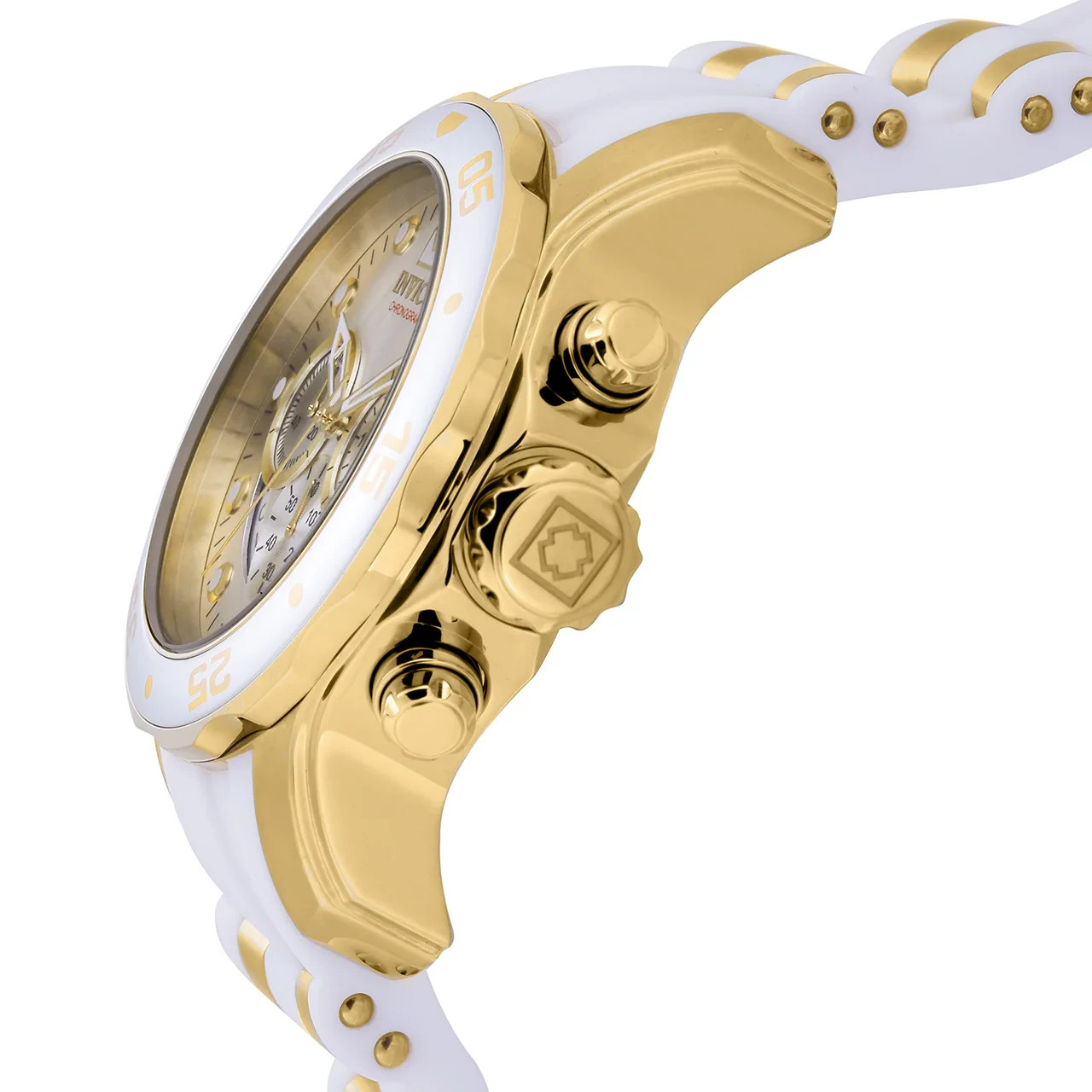 20291 – Invicta Pro Diver SCUBA Men’s Watch – 48mm, Gold, White (20291)