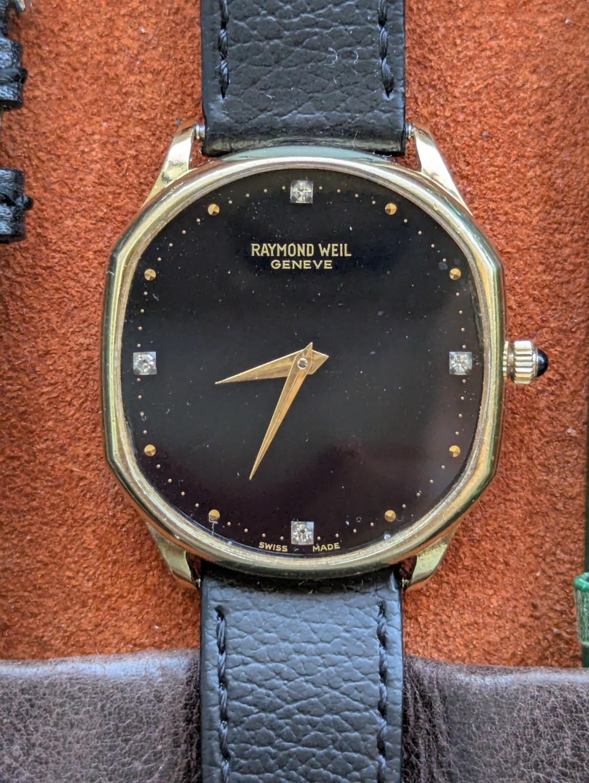Mid 1980s Raymond Weil 7013 gold filled manual watch, ETA 7001 movement in GWO