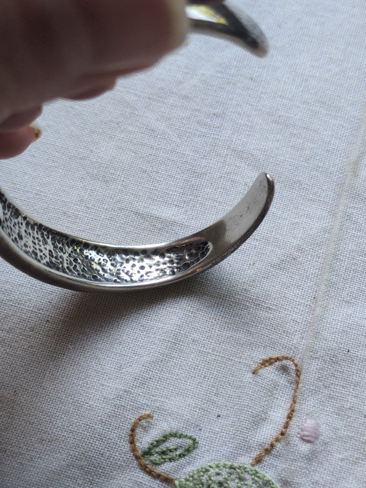 VTG Old Carlisle 925 Silver Crushed Turquoise & Coral Cuff Bracelet 25.0 g