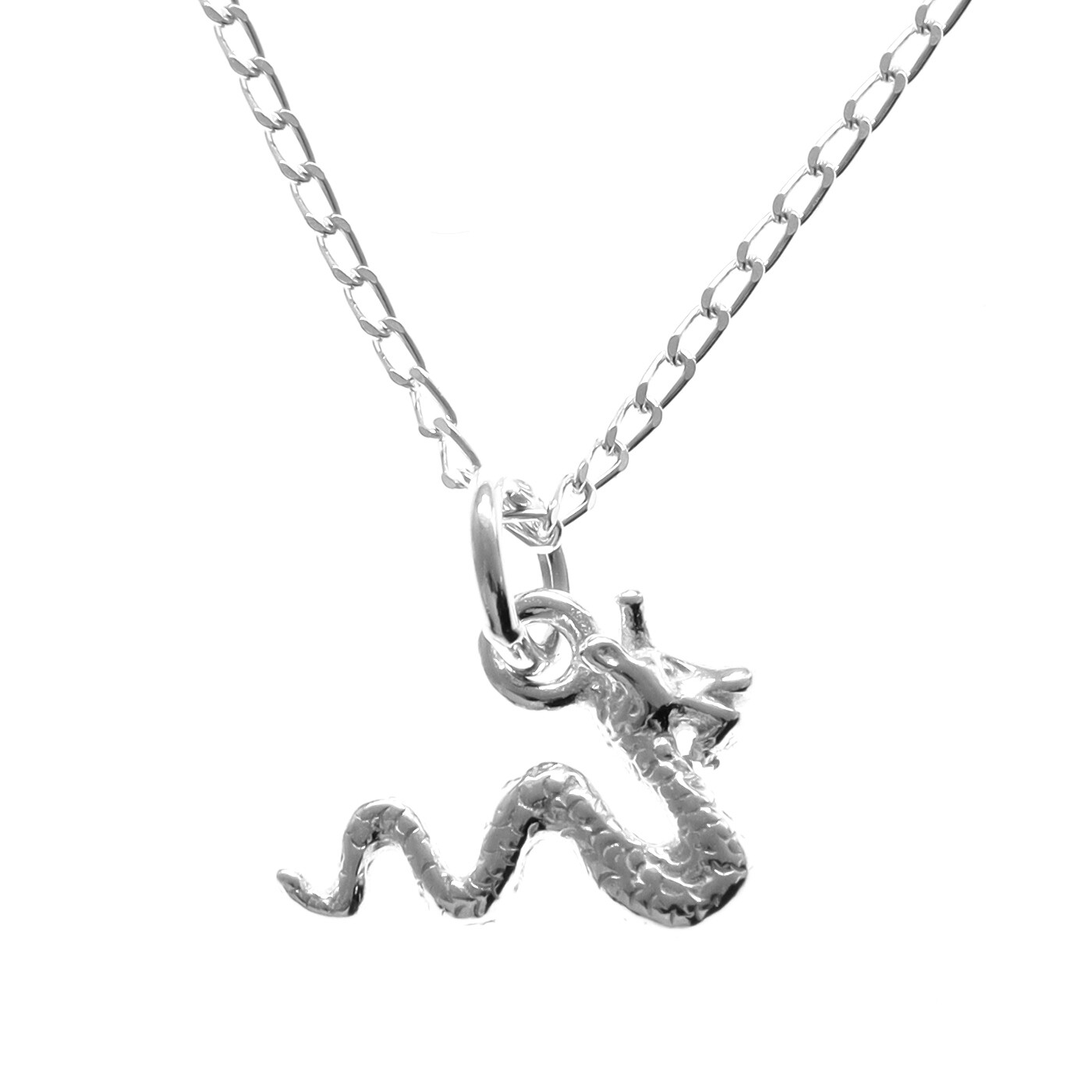 Sterling silver Loch Ness Monster ‘Nessie’ pendant necklace and gift box