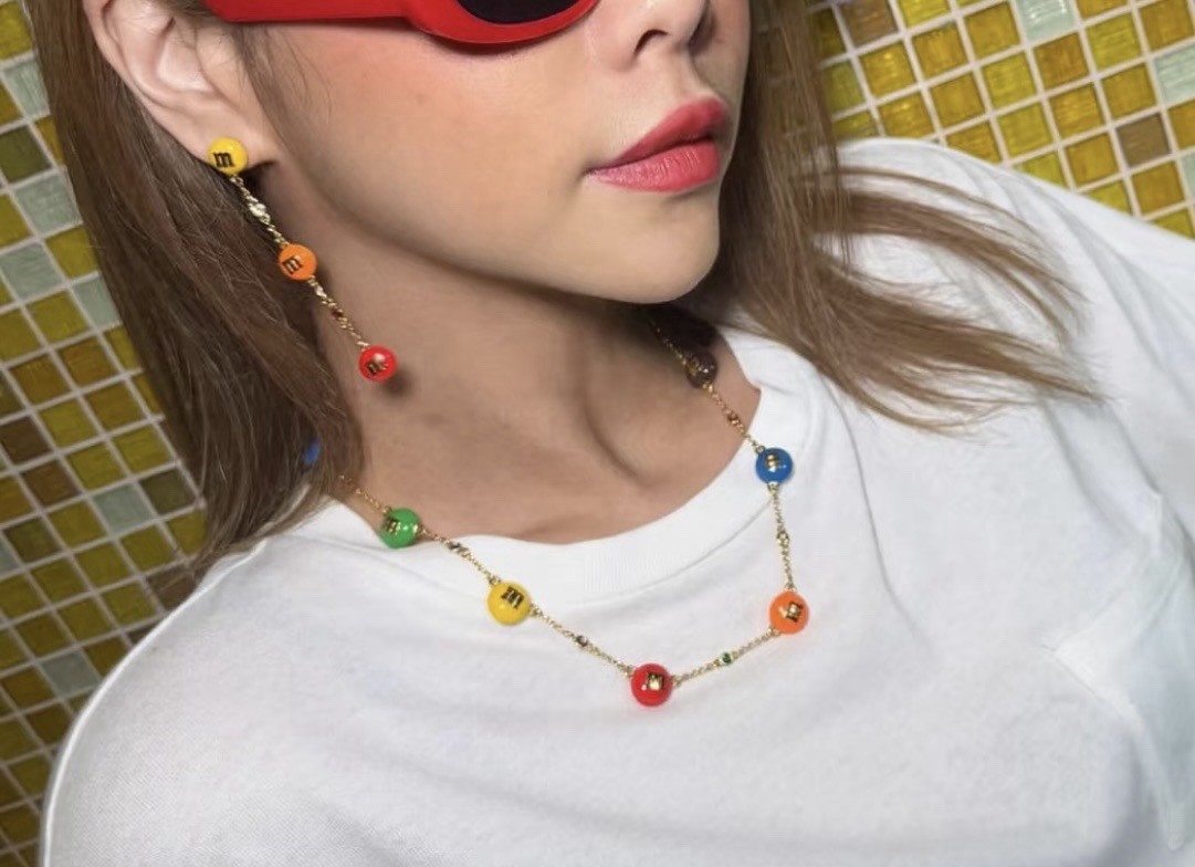 Kate Spade X M&M’s Candy Necklace New