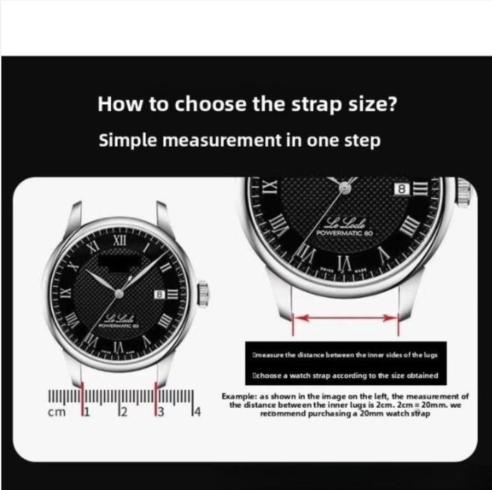 High-quality Rubber-coated Stainless Steel Watch Band Strap 20 23mm Fits Armani