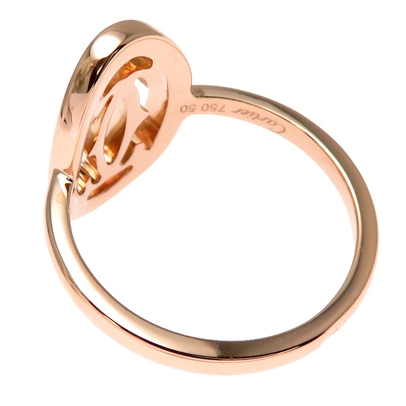 Cartier Double C Ring Pink Gold US 5.5 B4093250 Women’s