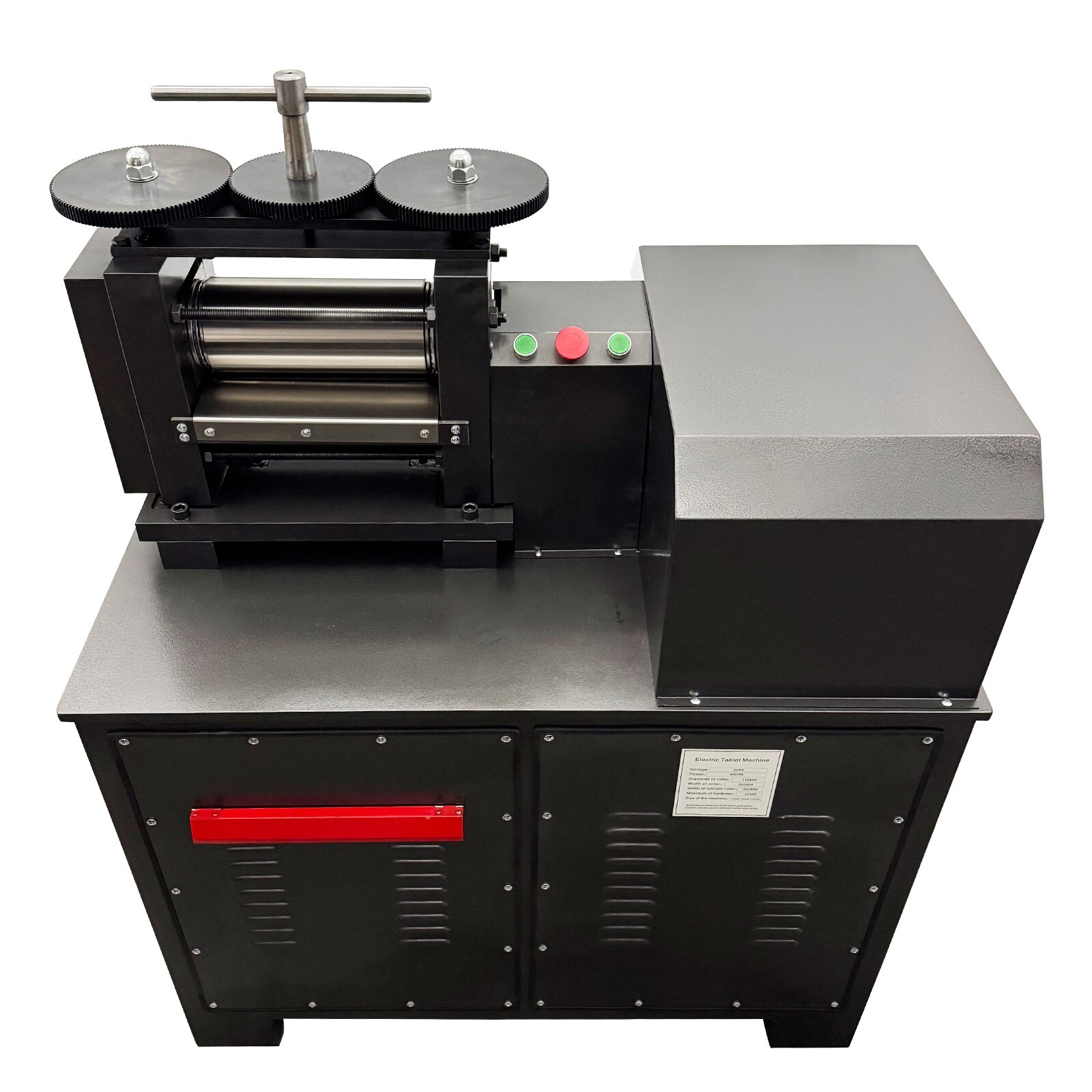 220V Single Phase Electric Rolling Mill Metal Jewelry Flake Making Machine 4000W
