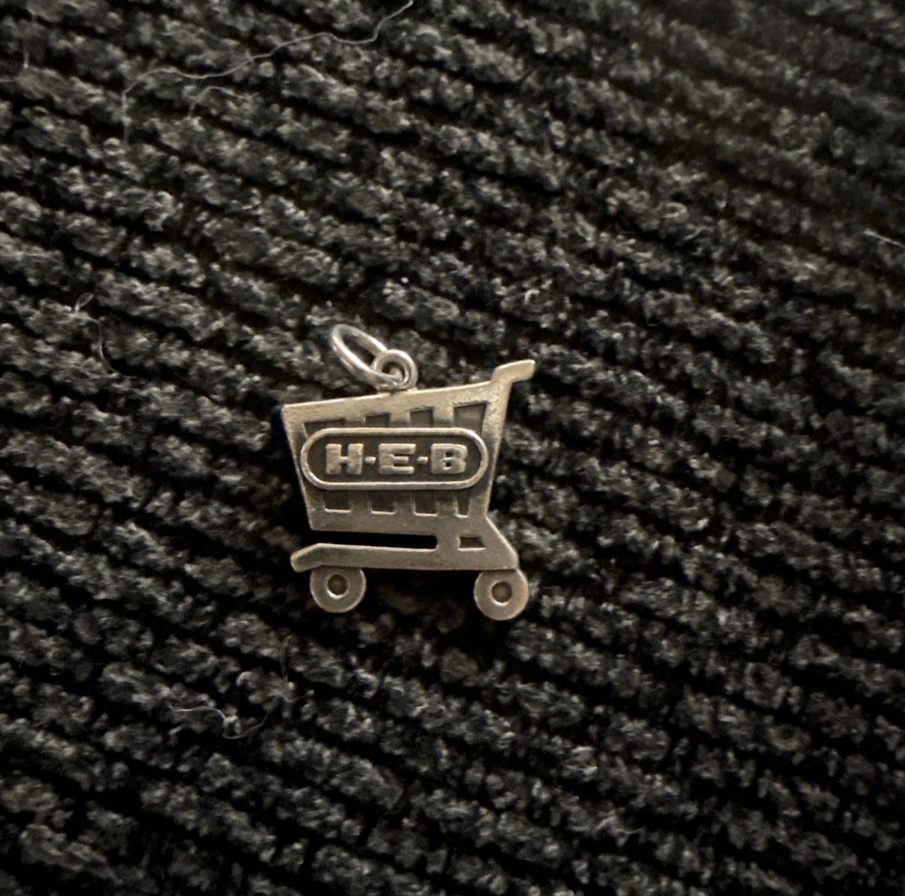Rare 100 Years James Avery HEB Shopping Cart Sterling Silver Charm